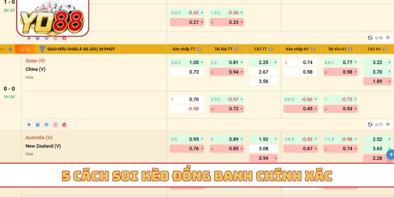 5 cách soi kèo đồng banh chính xác